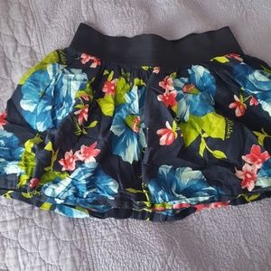 Hollister floral skirt